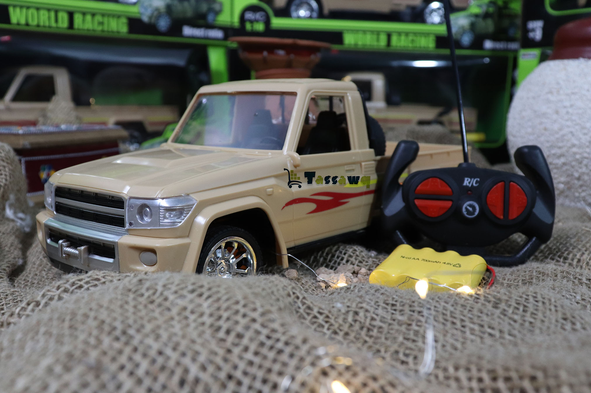 🚙 سيارة بيك أب ريموت كنترول 1:12 45 سم /18 سم – تحكم عن بُعد | لونين - الصورة 13