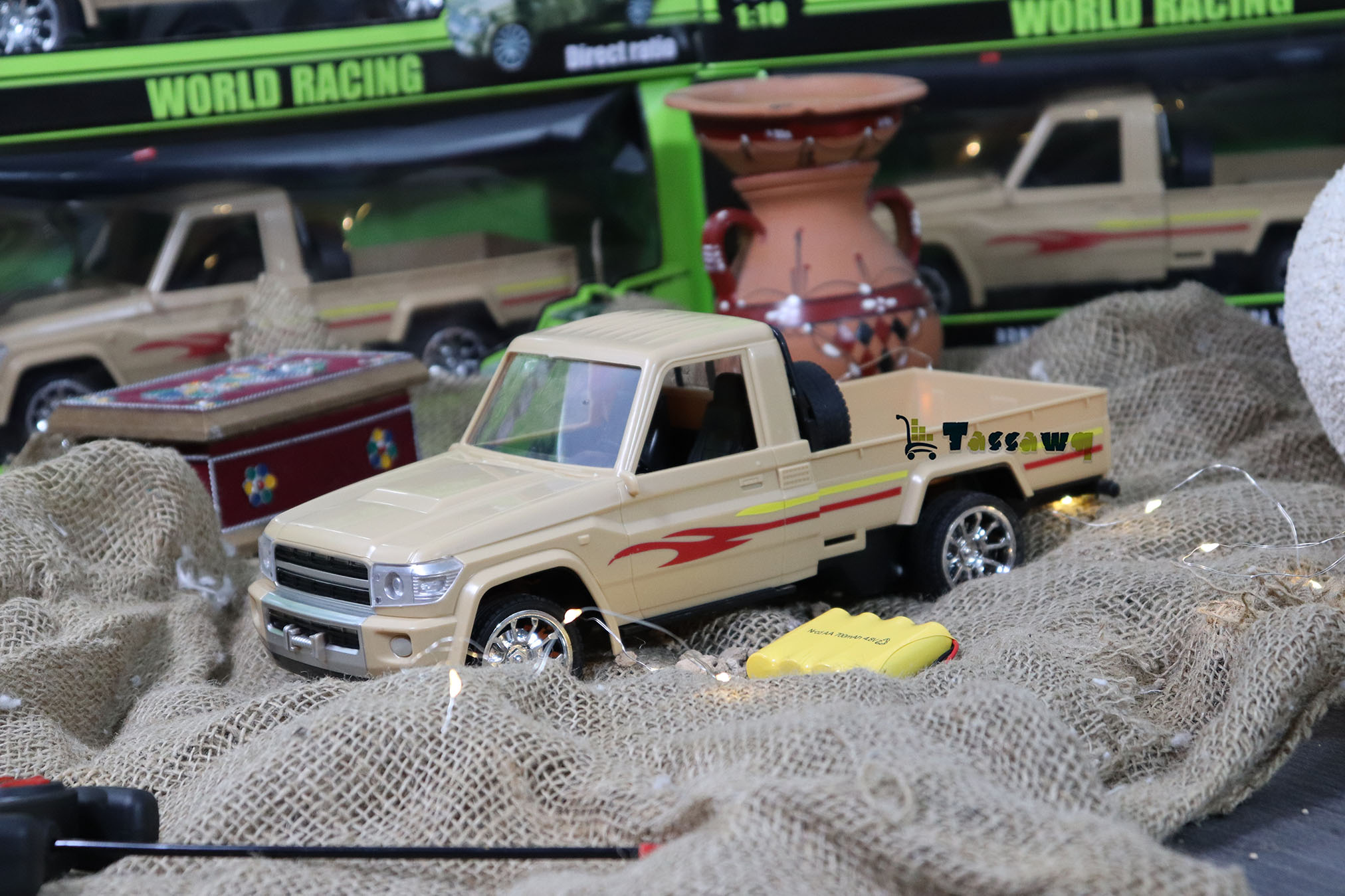 🚙 سيارة بيك أب ريموت كنترول 1:12 45 سم /18 سم – تحكم عن بُعد | لونين - الصورة 15