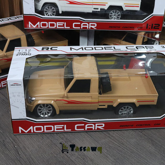 🚙 سيارة بيك أب ريموت كنترول 1:12 45 سم /18 سم – تحكم عن بُعد | لونين