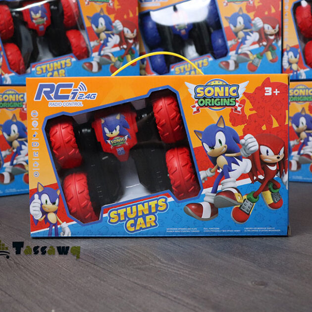 Voiture Télécommandée Sonic 360° – Cascades & Rotation Double Face