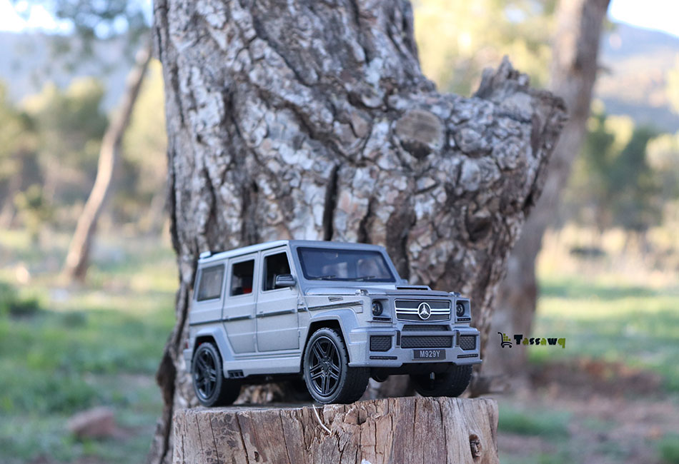 Mercedes-Benz Brabus Classe G, voiture miniature en métal à l'échelle 1:24 - الصورة 2