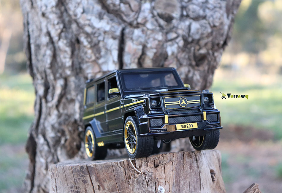 Mercedes-Benz Brabus Classe G, voiture miniature en métal à l'échelle 1:24 - الصورة 5
