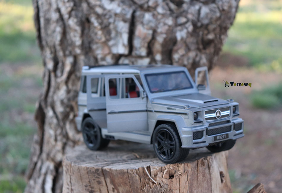 Mercedes-Benz Brabus Classe G, voiture miniature en métal à l'échelle 1:24 - الصورة 6
