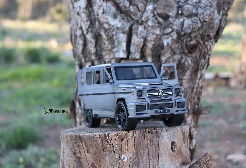 Mercedes-Benz Brabus Classe G, voiture miniature en métal à l'échelle 1:24 - الصورة 7