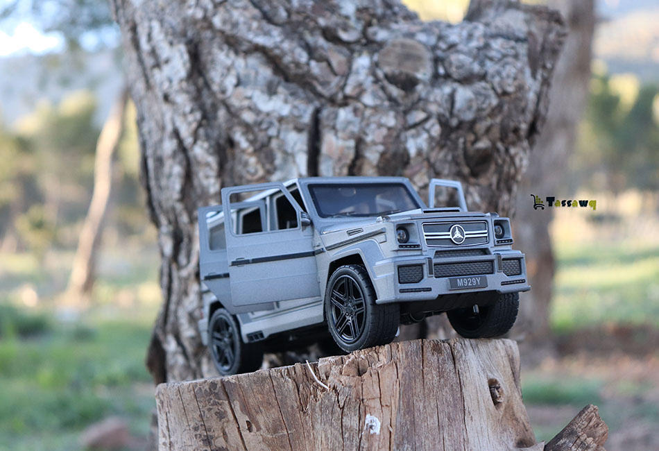 Mercedes-Benz Brabus Classe G, voiture miniature en métal à l'échelle 1:24 - الصورة 8