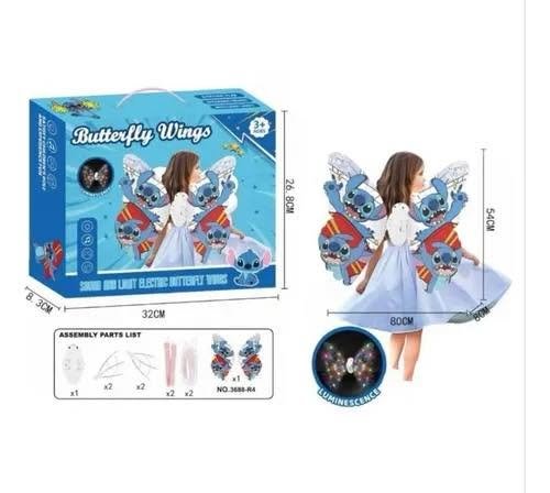 أجنحة فراشة مضيئة – Light Up Butterfly Wings - الصورة 3