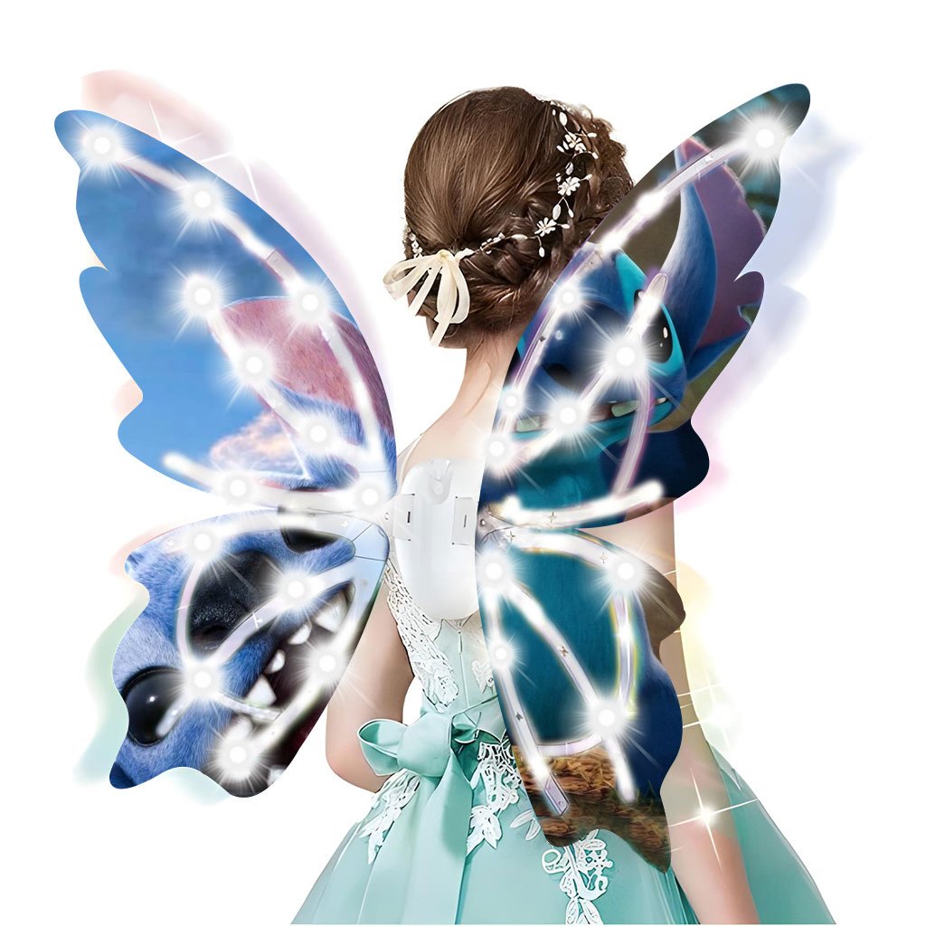 أجنحة فراشة مضيئة – Light Up Butterfly Wings - الصورة 4