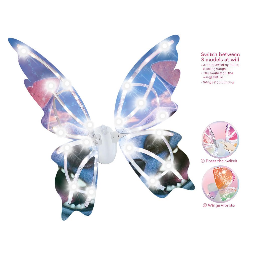 أجنحة فراشة مضيئة – Light Up Butterfly Wings - الصورة 5