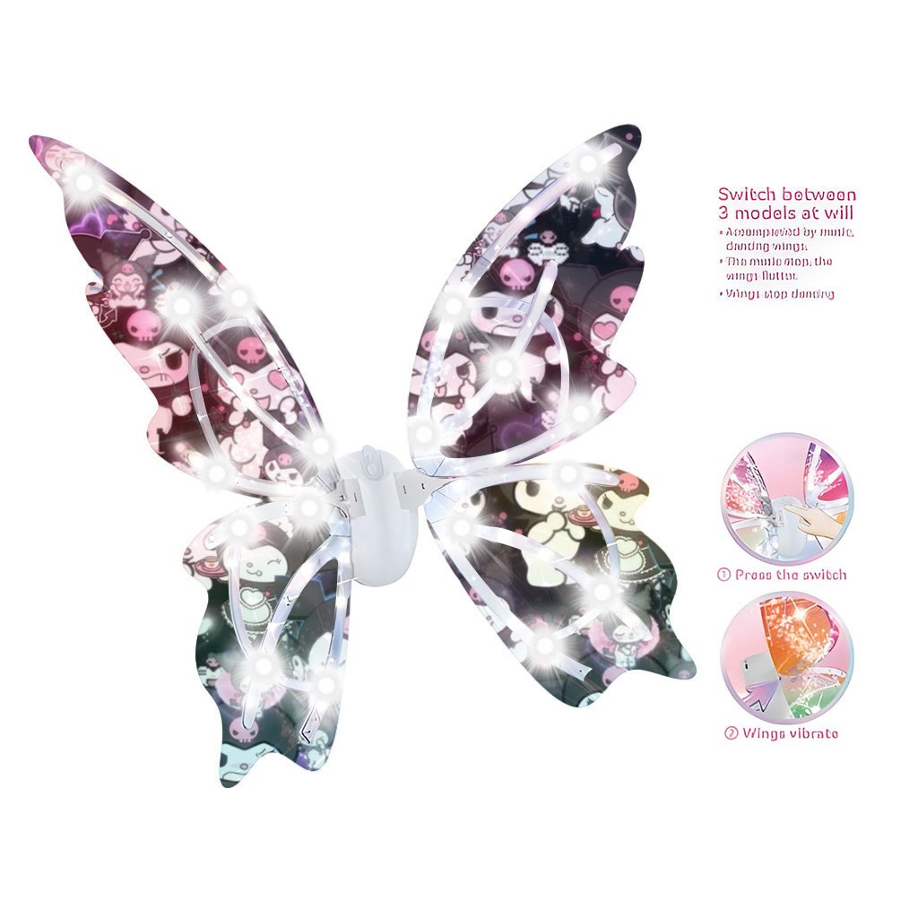 أجنحة فراشة مضيئة – Light Up Butterfly Wings - الصورة 6