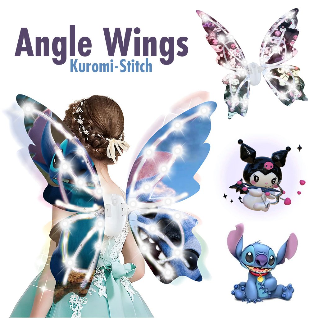 أجنحة فراشة مضيئة – Light Up Butterfly Wings - الصورة 7