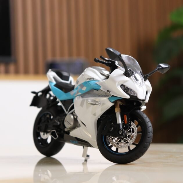 Miniature Moto Sportive SR – Échelle 1:12 | Modèle de Collection Haute Qualité
