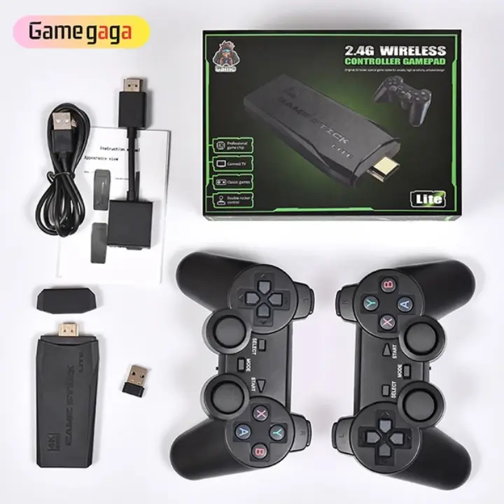 2.4g Wireless Controller 4K HD Game Stick Lite With Gamepad Built-in 20000+ Games - الصورة 8