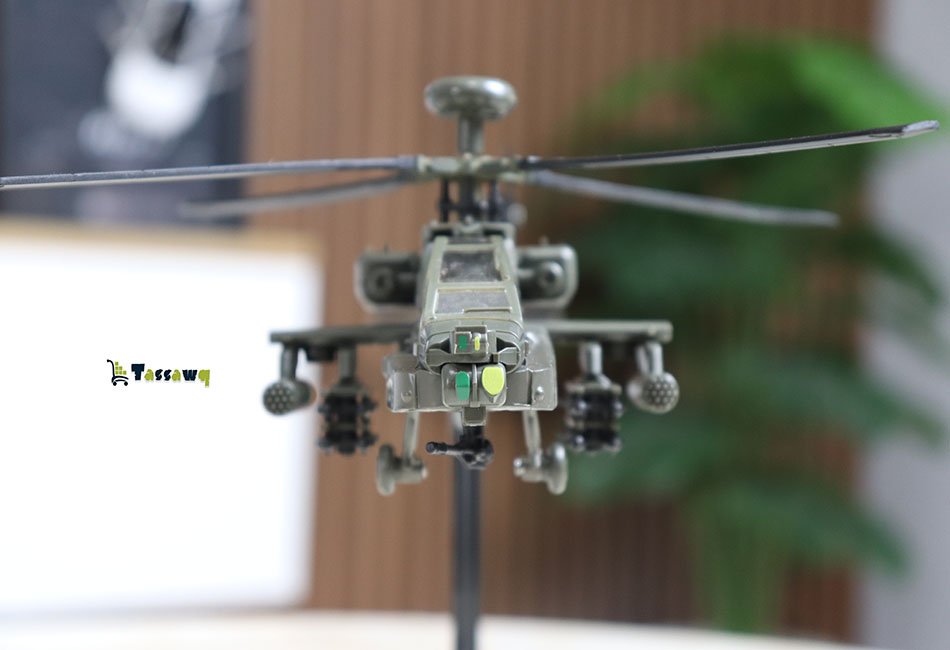 Helicopters AH-64 Apache Helicopter Model Airplanes - الصورة 2