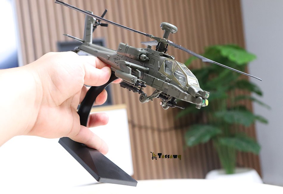 Helicopters AH-64 Apache Helicopter Model Airplanes - الصورة 4