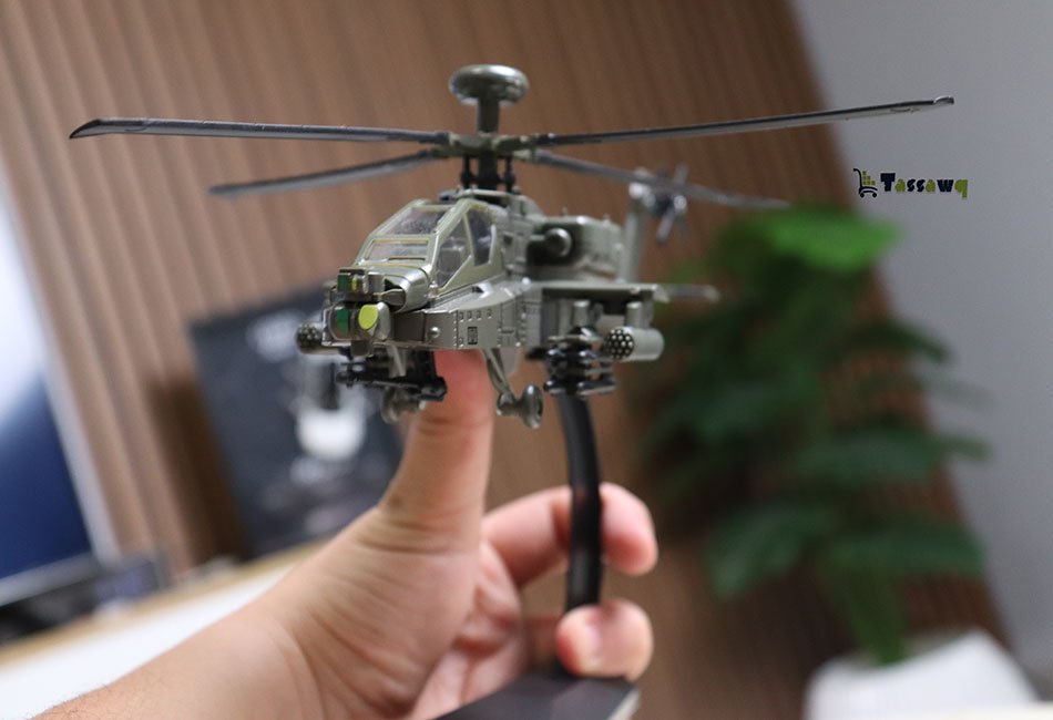 Helicopters AH-64 Apache Helicopter Model Airplanes - الصورة 5