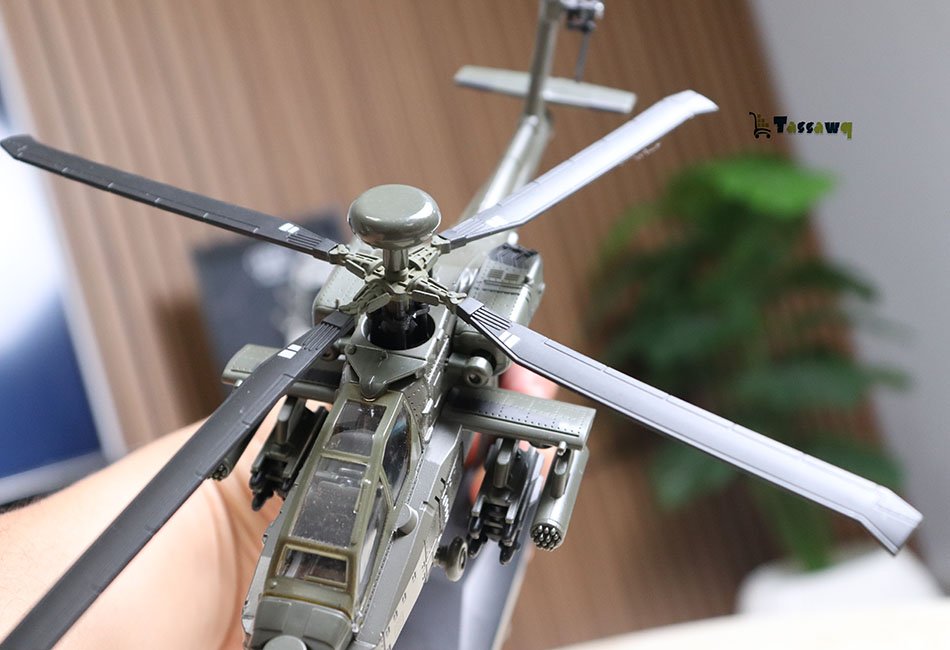 Helicopters AH-64 Apache Helicopter Model Airplanes - الصورة 6