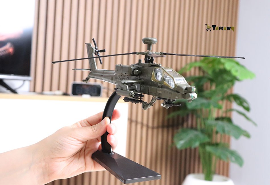 Helicopters AH-64 Apache Helicopter Model Airplanes - الصورة 11