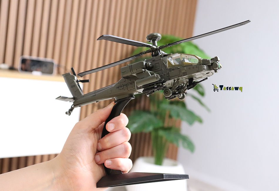 Helicopters AH-64 Apache Helicopter Model Airplanes - الصورة 15