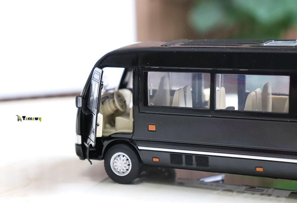 مجسم حافلة تويوتا فاخرة | Diecast Collectible Bus - الصورة 4