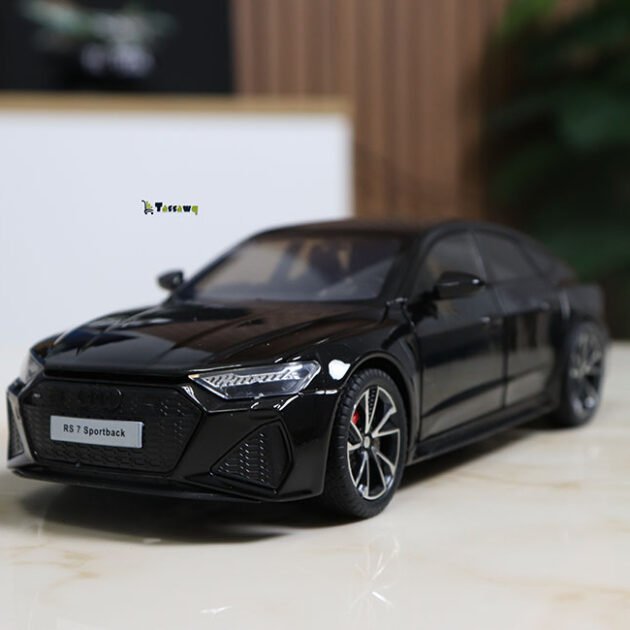 Miniature Audi RS 7 Sportback Noir – Berline Sportive de Luxe